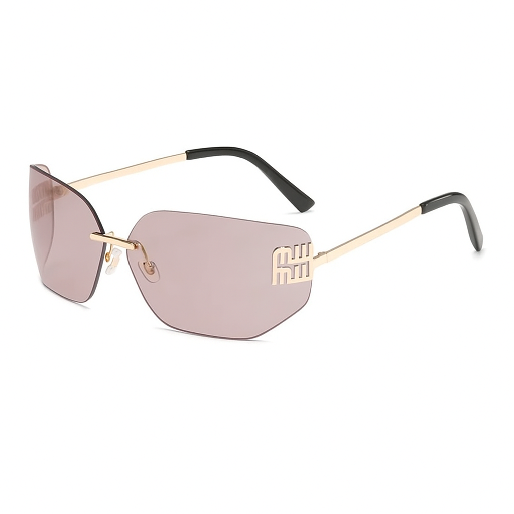 Futuristic Rimless Y2K Sunglasses